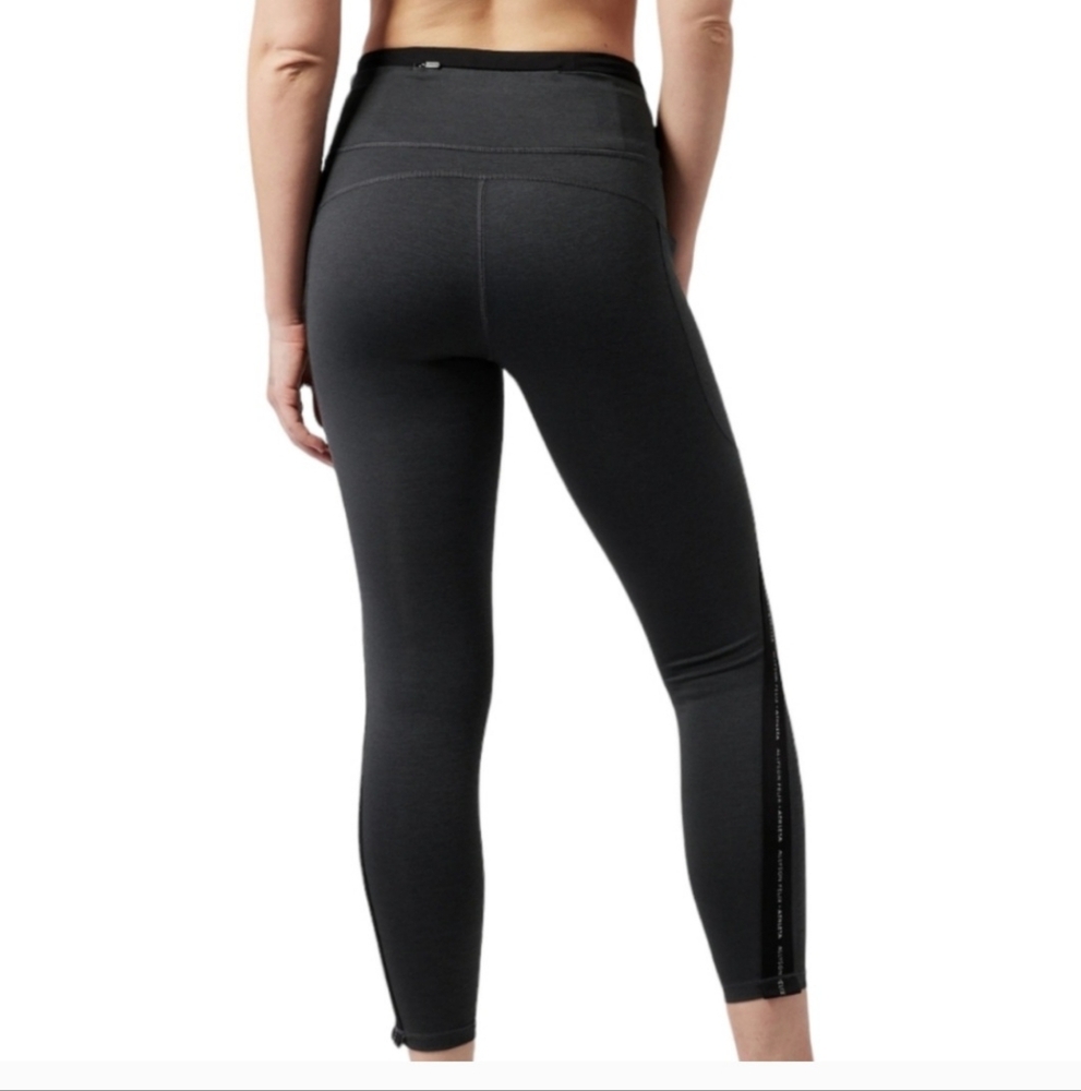 Allyson Felix & Athleta  Leggings Women's Size SP Color Dark Gray/Black - Picture 3 of 12